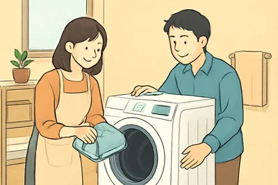 洗濯機の選択！？ふたり暮らしに最適な選び方とは？