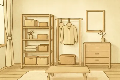 シンプルな暮らしの収納とは？日常の中での実践的な方法をご紹介～！
