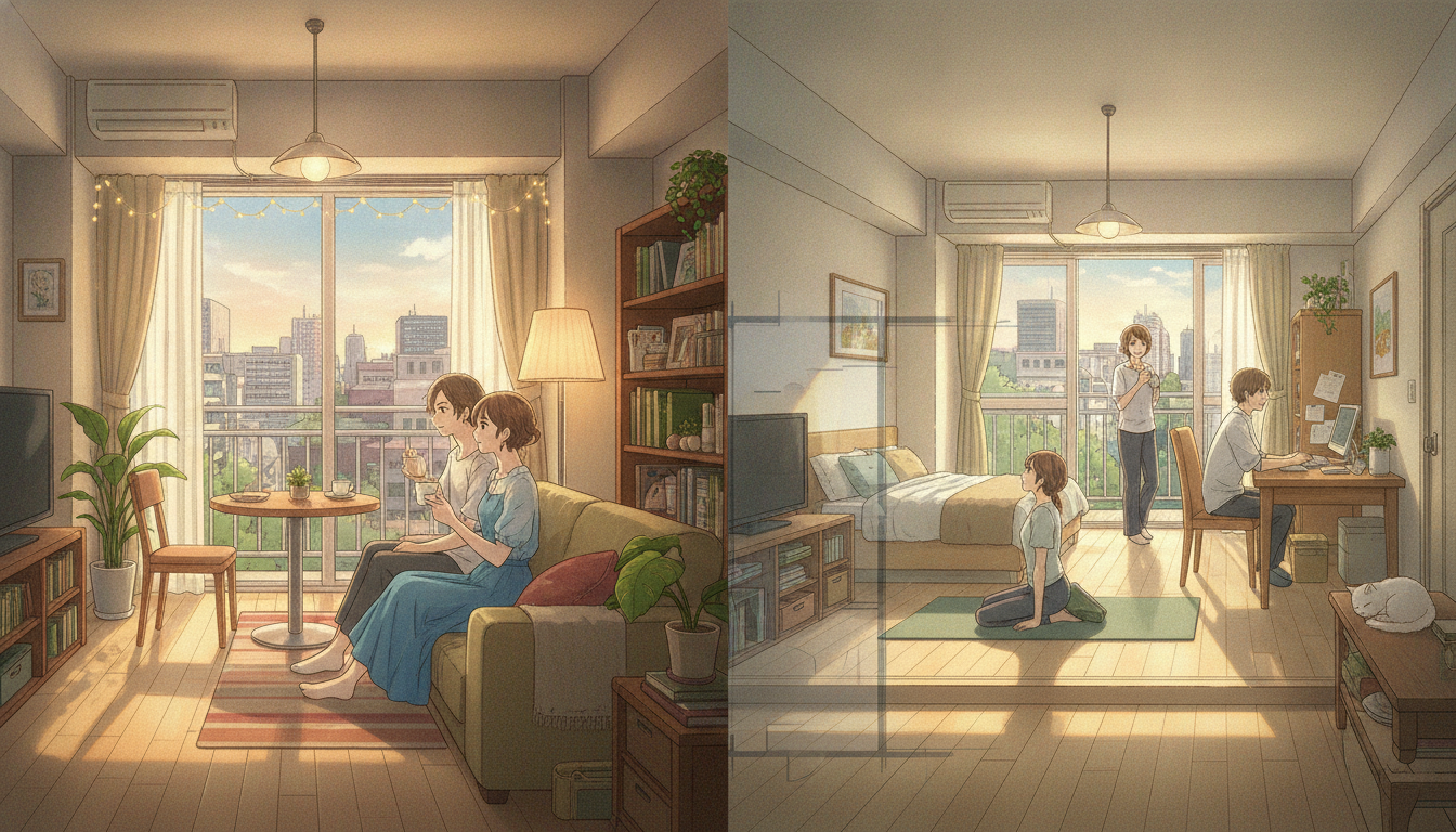 二人暮らしの最適な広さについて