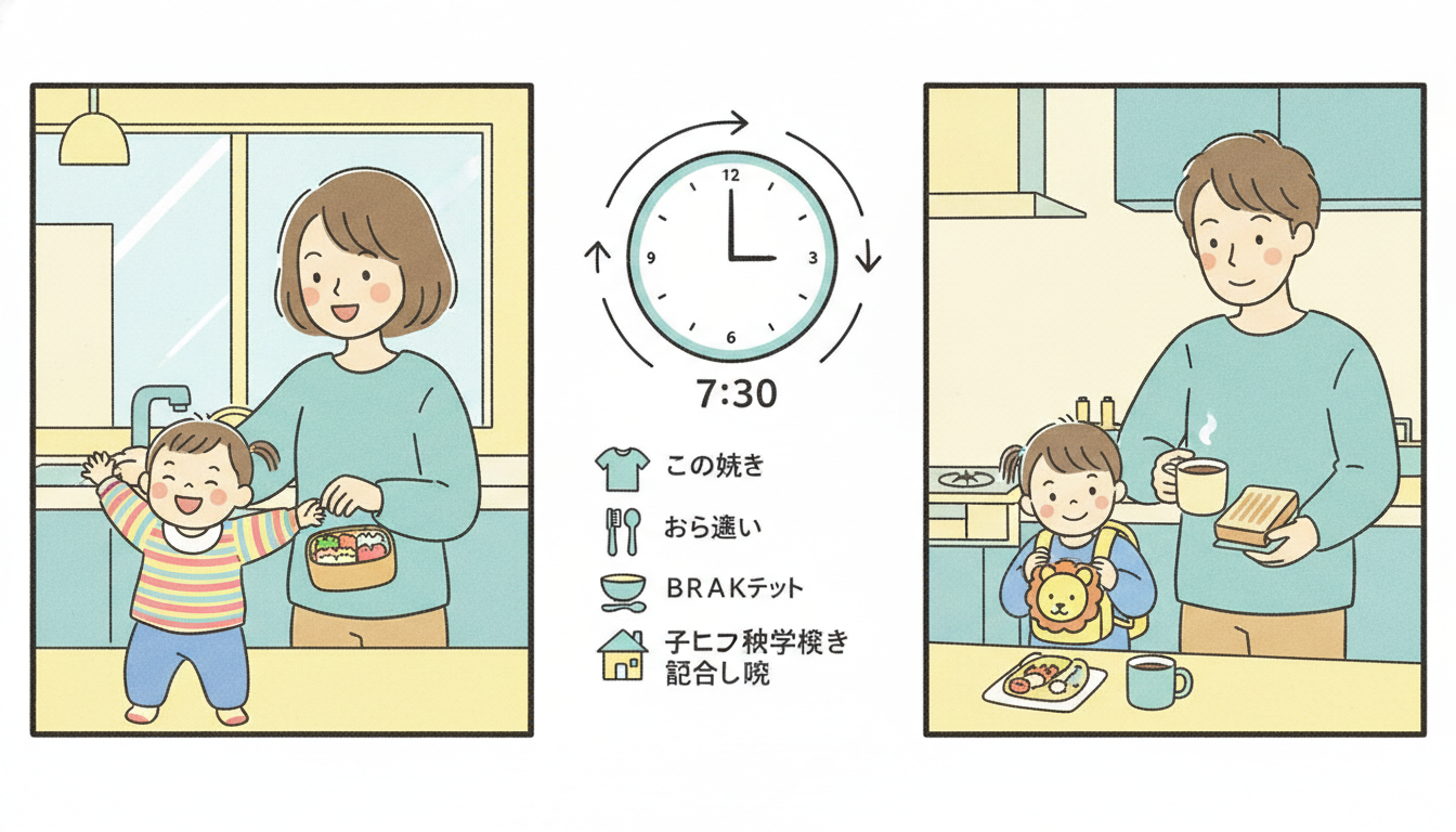 効率的な朝の準備