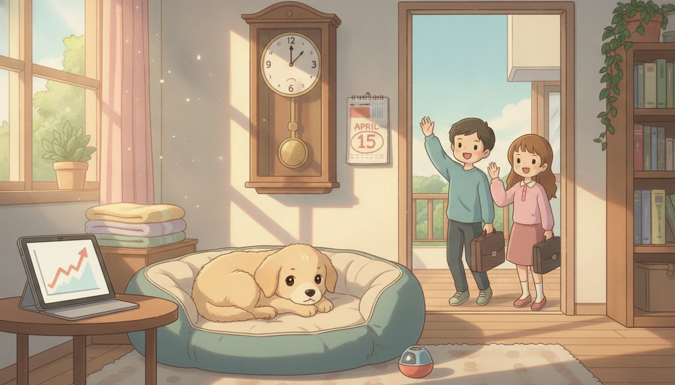 留守番練習の開始時期と方法