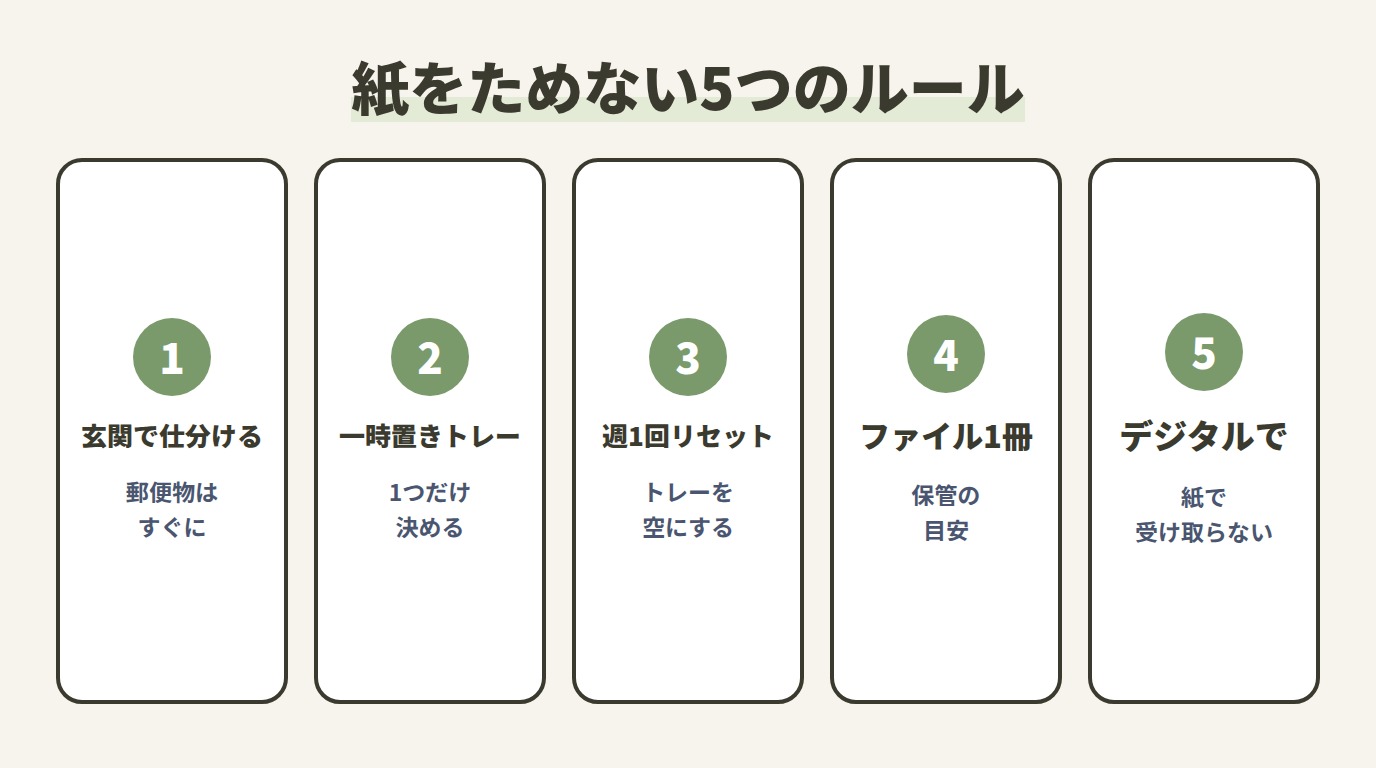 紙をためない5つのルール