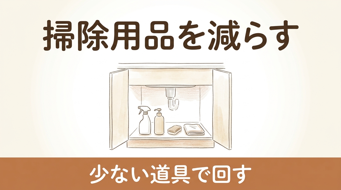 洗剤が10本以上ある家へ｜掃除用品は「場所ごと」より「汚れごと」に考えると減らせる理由